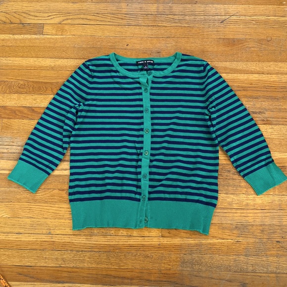 2 for $20 Striped Button Up Cardigan - Picture 2 of 5